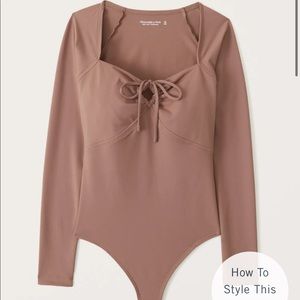 Abercrombie & Fitch Long Sleeve Bodysuit